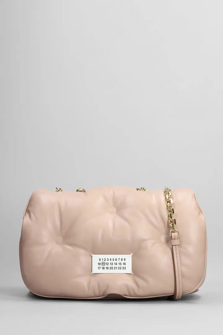 Gran Slam Shoulder Bag In Powder Leather