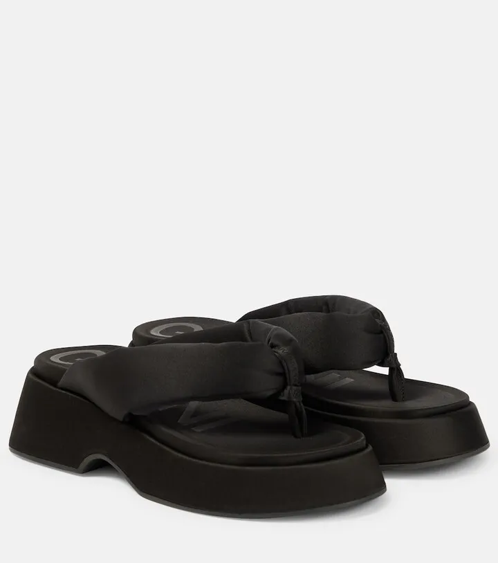Padded thong sandals