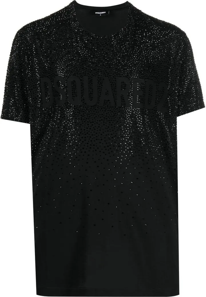 rhinestone embellished short-sleeve T-shirt