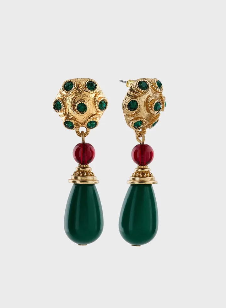 Ethnic Drop Earrings