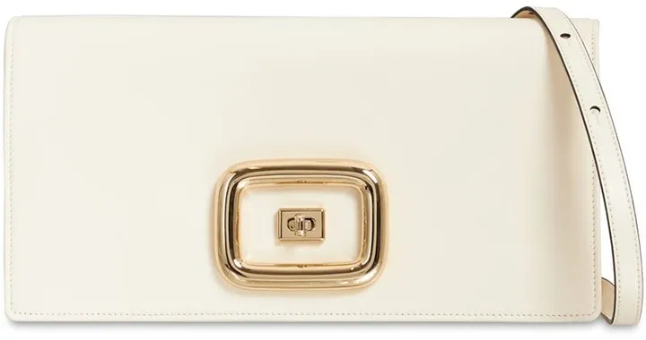 Viv Choc leather shoulder bag