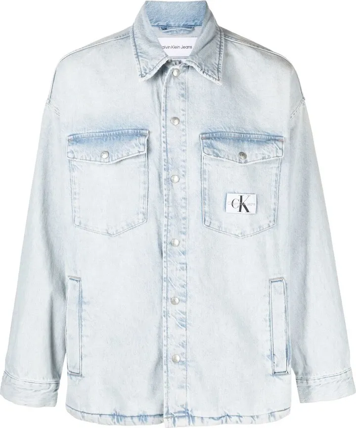Denim Utility Shirt Jacket