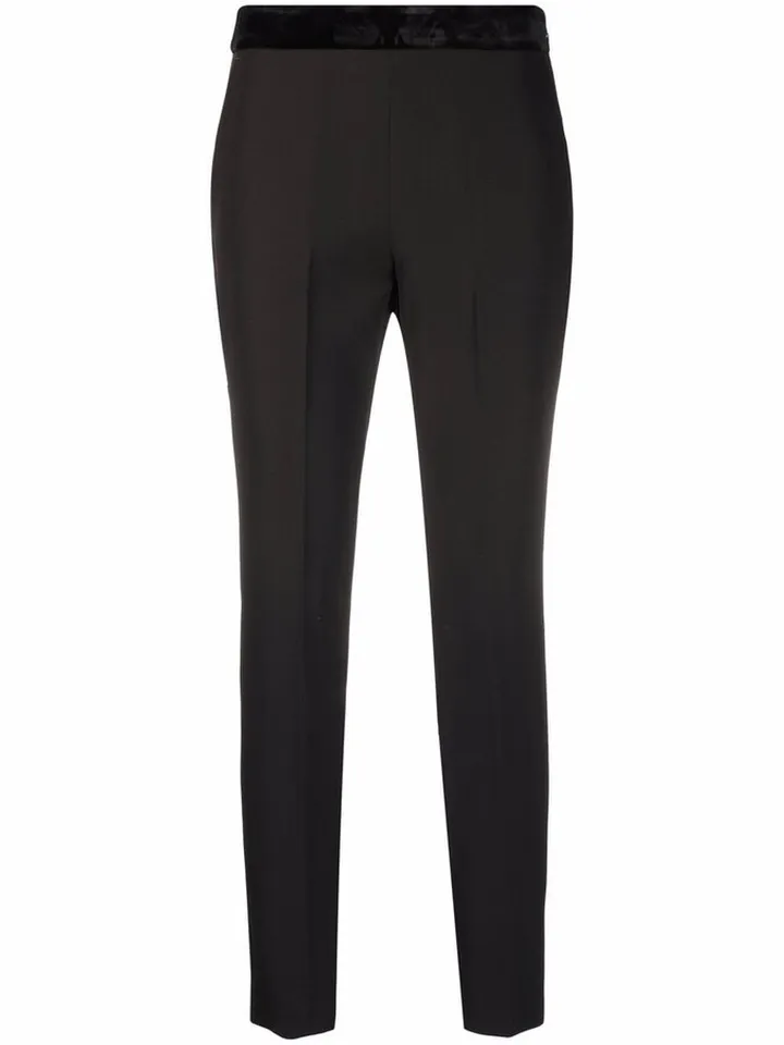 Slim-Cut Tailored Trousers