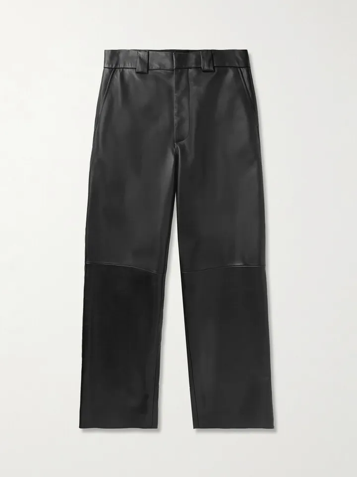 Eternal Wide-Leg Leather Trousers