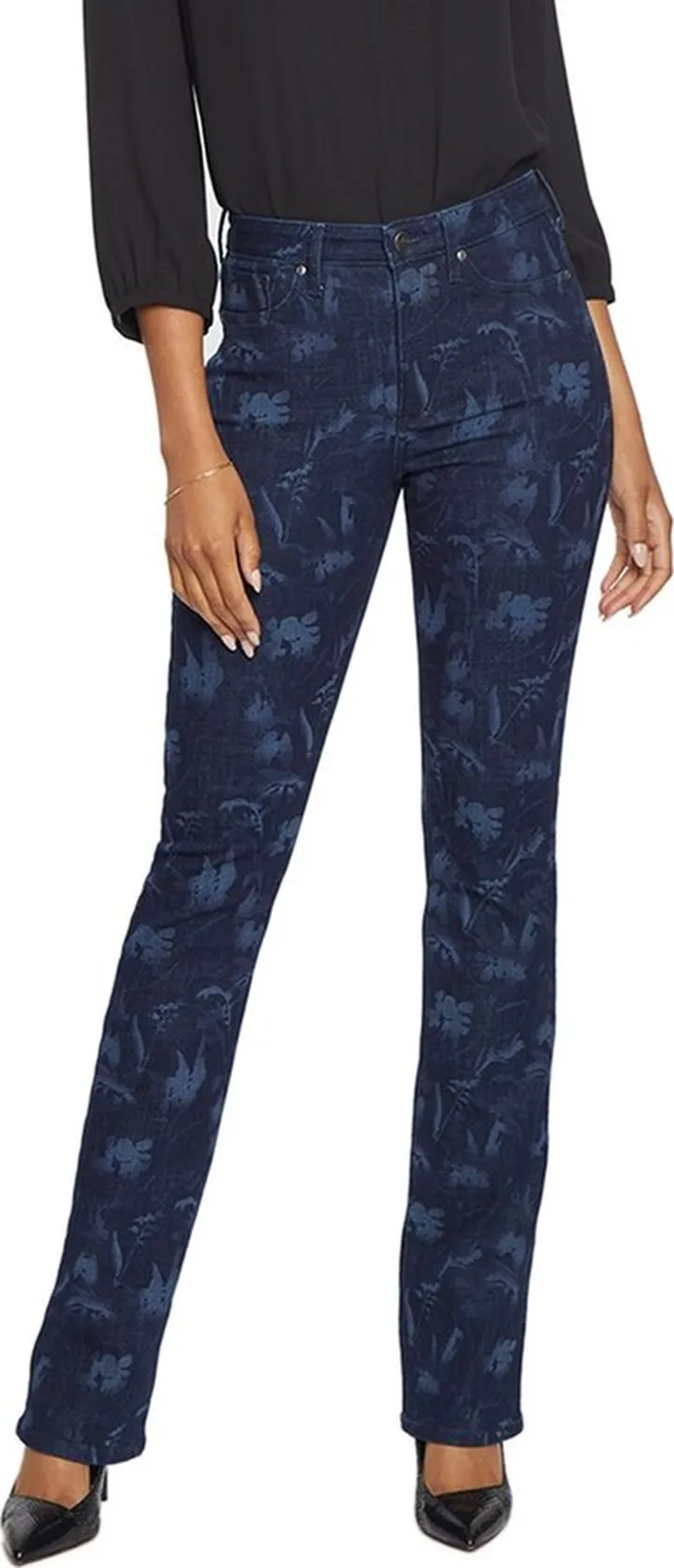 NYDJ Bishop Floral Slim Bootcut