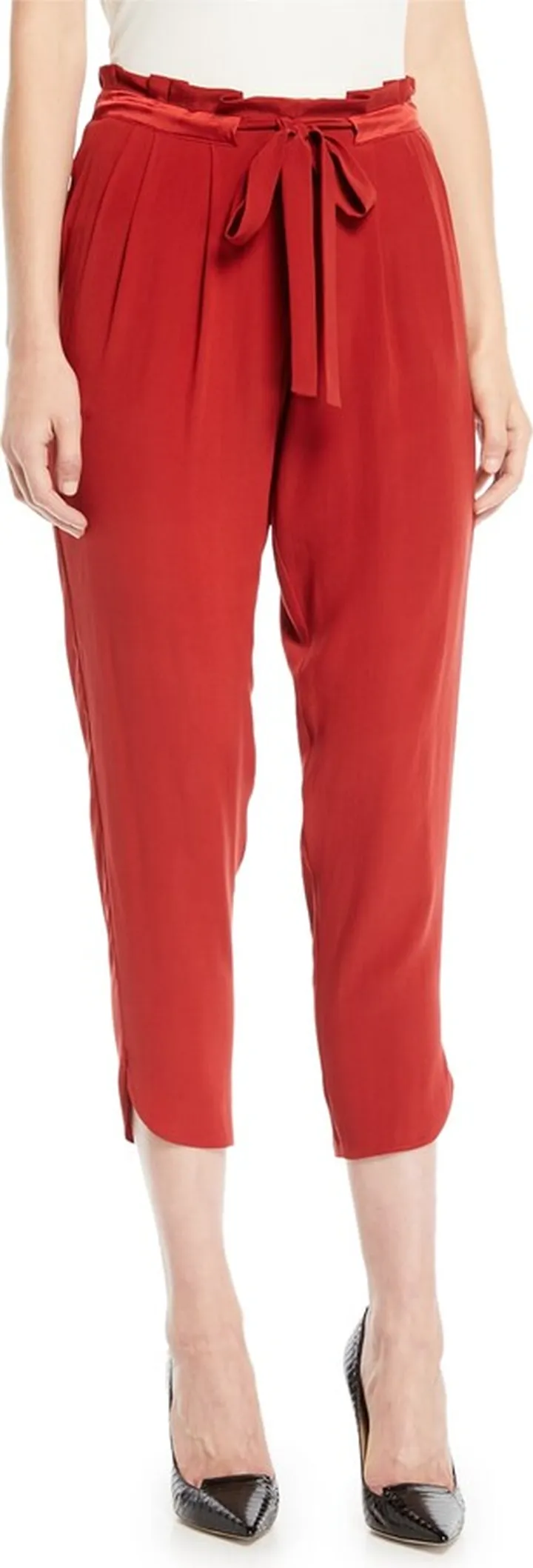 Allyn Drawstring-Waist Jogger Pants