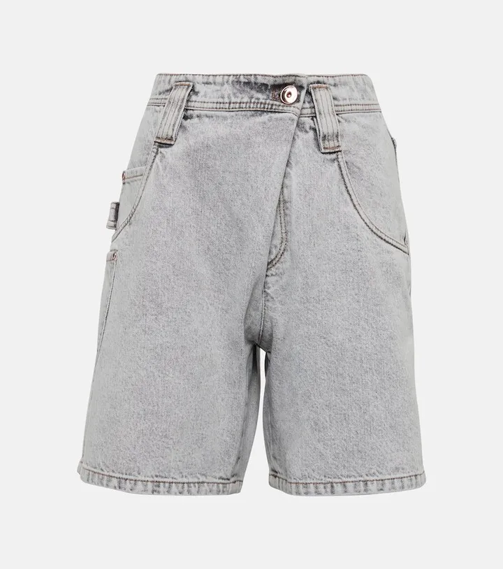 Denim shorts