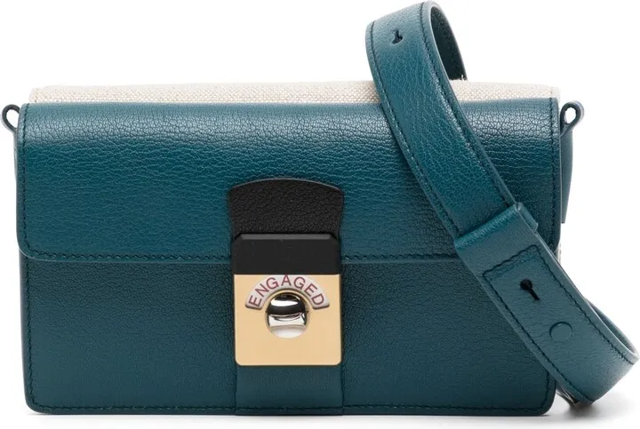 New Lock Horizontal leather shoulder bag