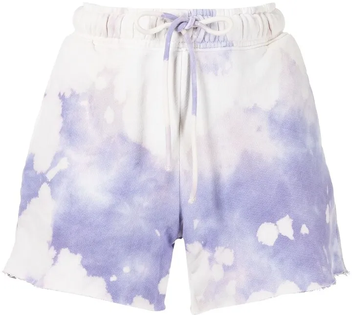 Brooklyn tie-dye track shorts