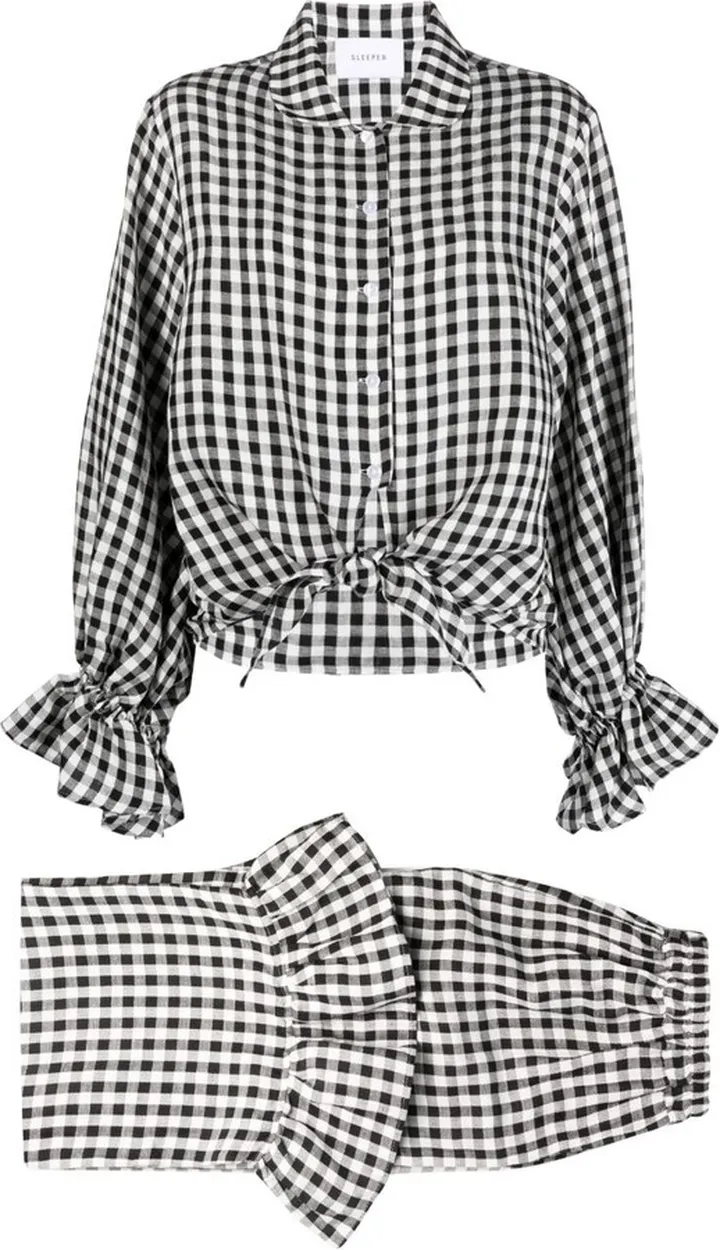 Black Rumba Gingham Vichy Set