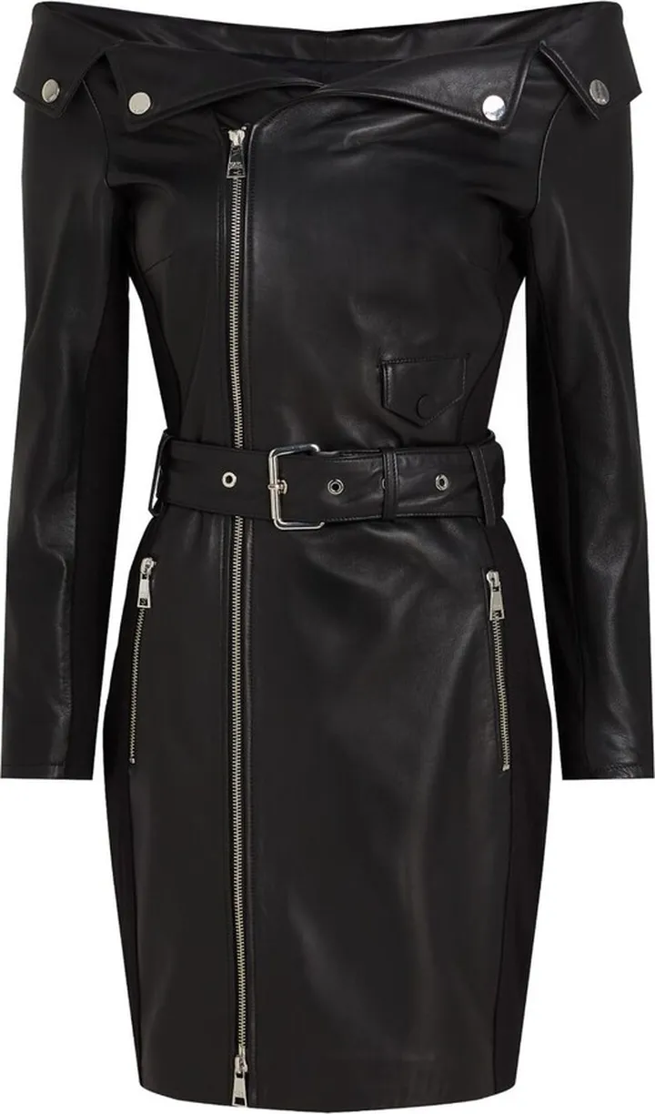 Leather Mini Dress