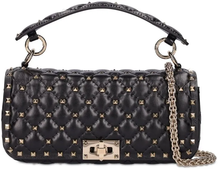 Rockstud Spike leather shoulder bag