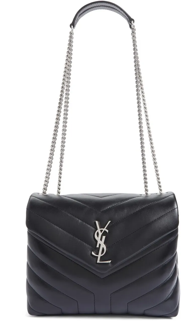 Small Loulou Matelassé Leather Shoulder Bag