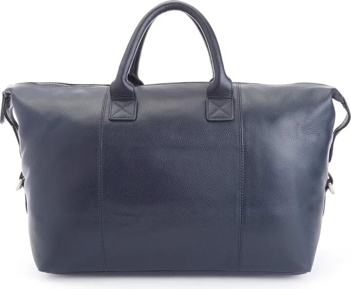 Personalized Leather Duffle Bag