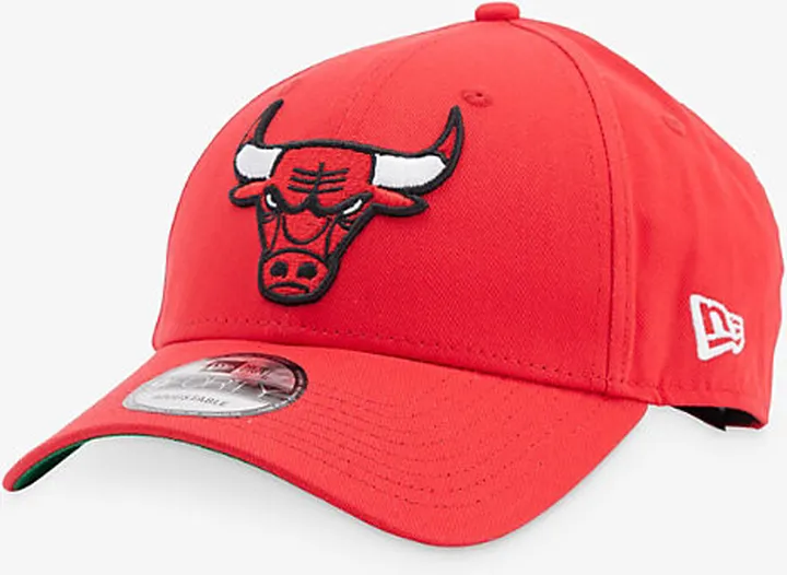 New Era Mens Red 9FORTY Chicago Bulls Cotton Baseball cap