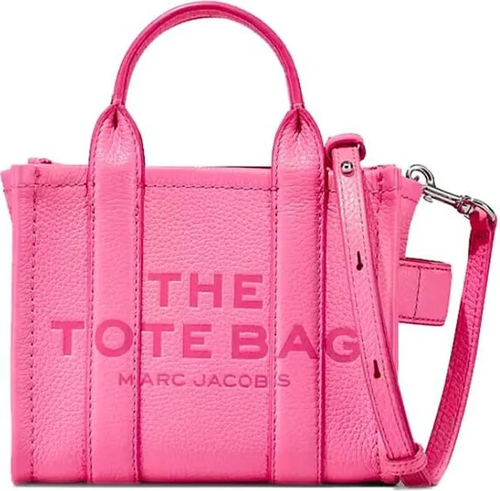Marc Jacobs The Leather Micro Tote Pink Bag