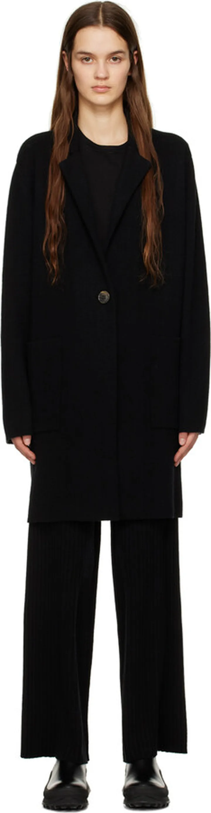 LISA YANG Black 'The Anni' Coat