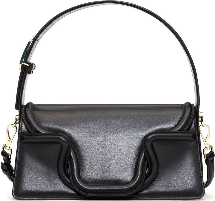 VALENTINO GARAVANI- Sculpture Leather Shoulder Bag