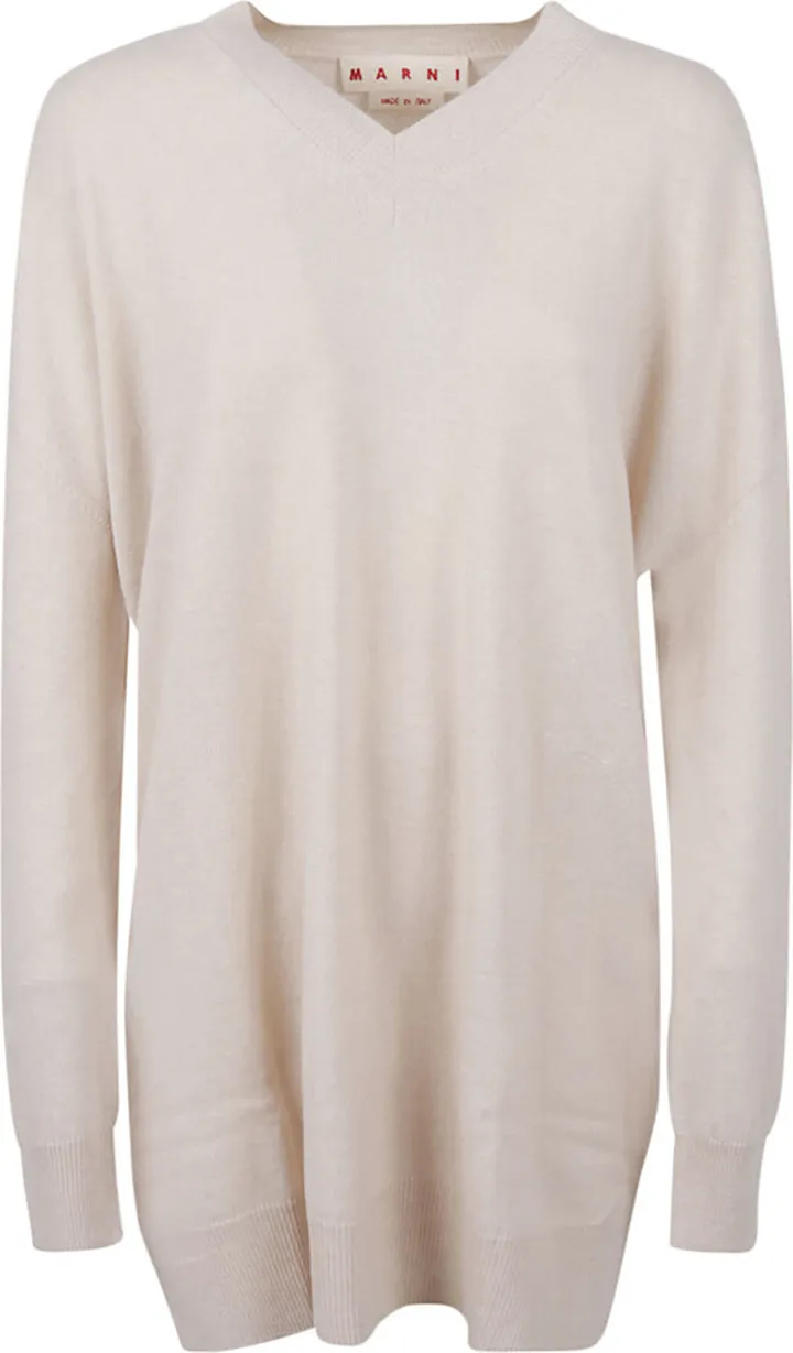 V-neck Long Pullover