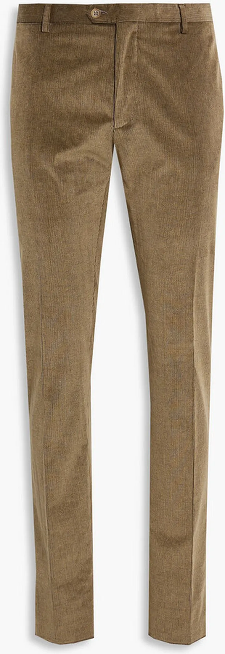 Slim-fit cotton-blend corduroy pants
