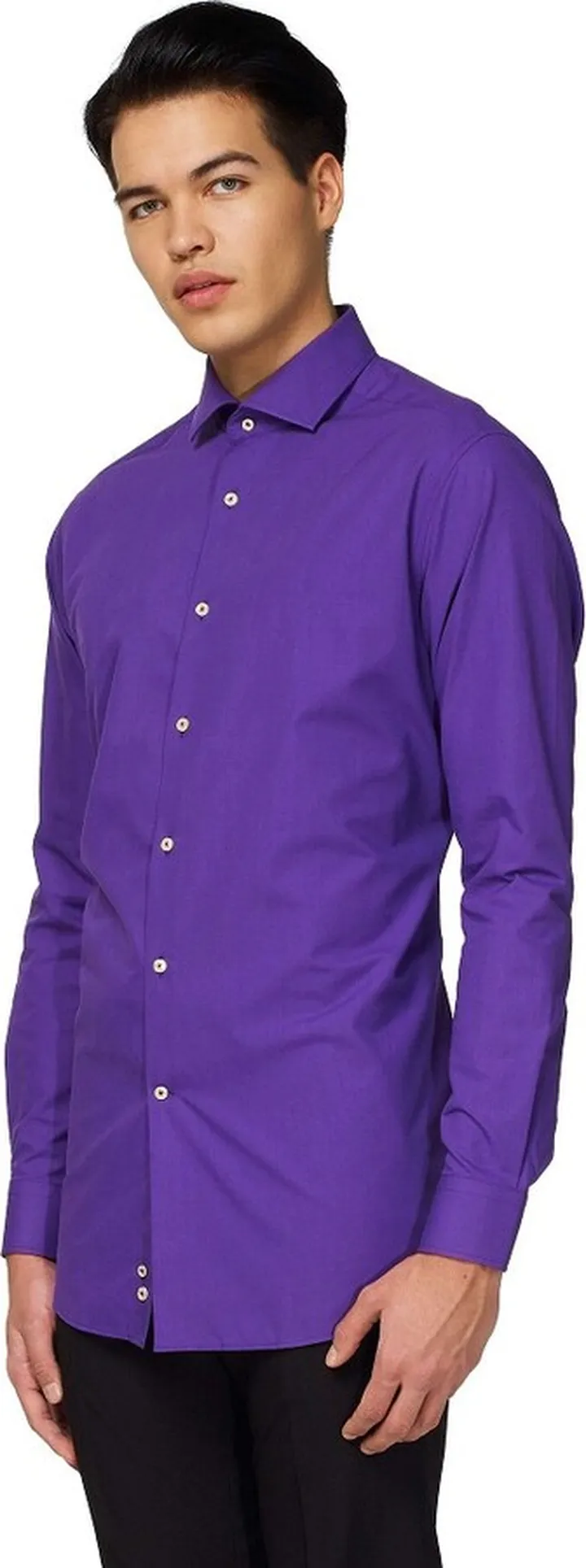OppoSuits Men's Shirt - Purple Prince - Purple - Size: S