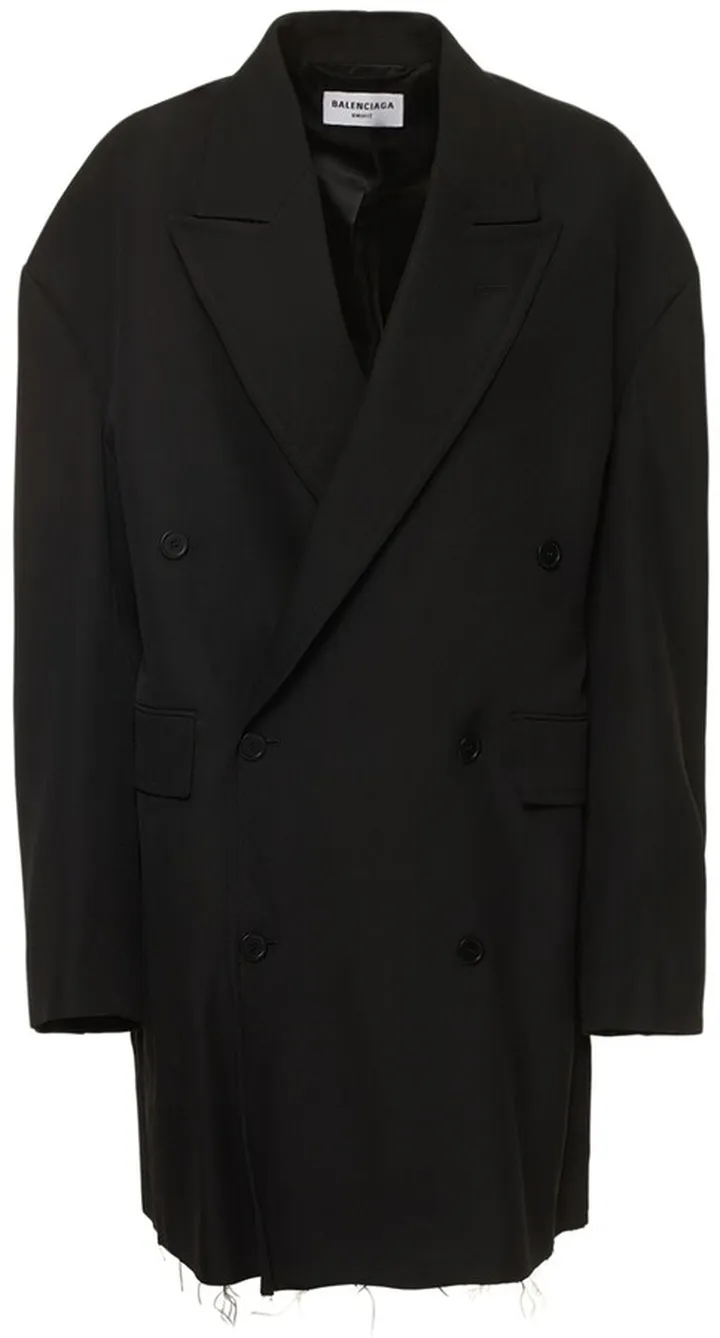 Oversize tailored wool coat