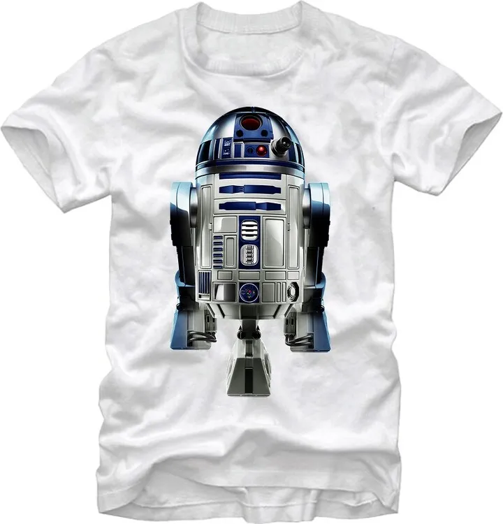 Men's Star Wars R2-D2 Droid T-Shirt - White - Small