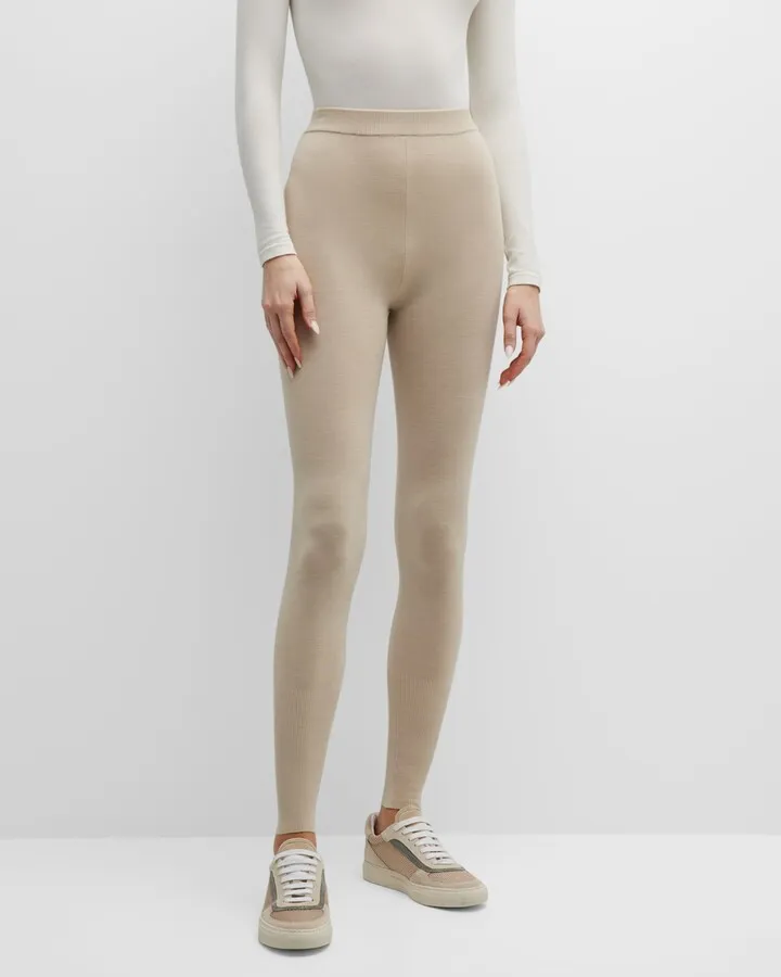 Gentle Wool Stretch Leggings