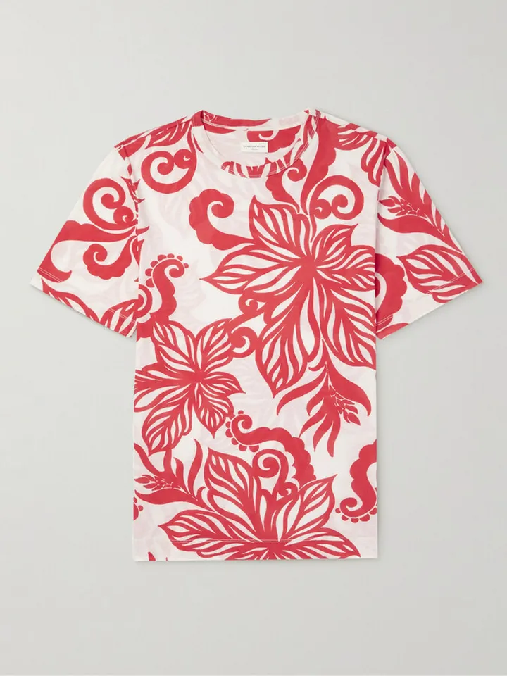 Habba Printed Cotton-Jersey T-Shirt