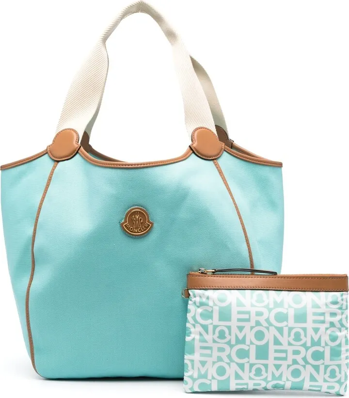 Logo-Patch Canvas Tote Bag