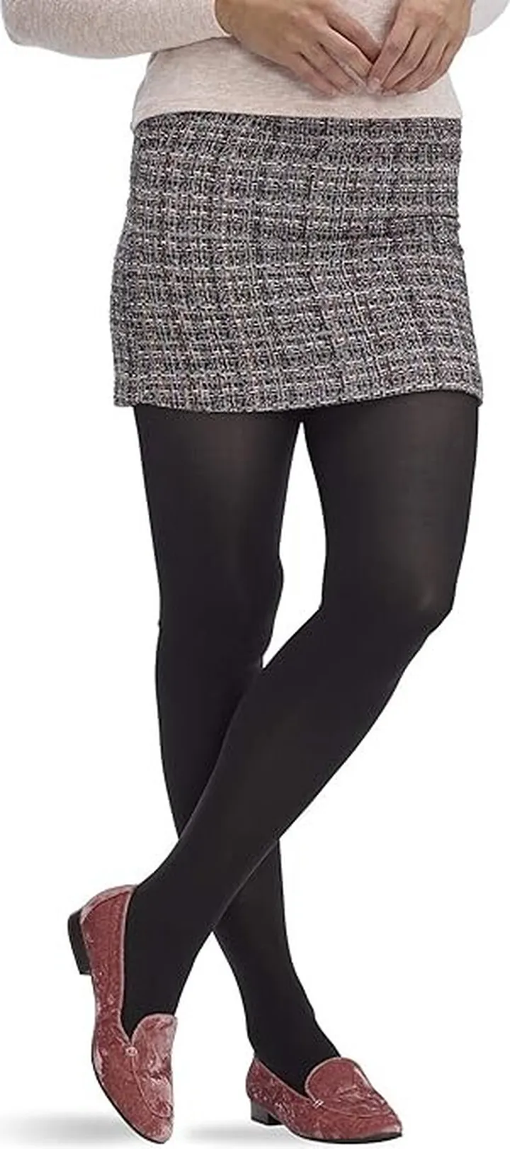 HUE Shaping Opaque Tights (Black) Hose