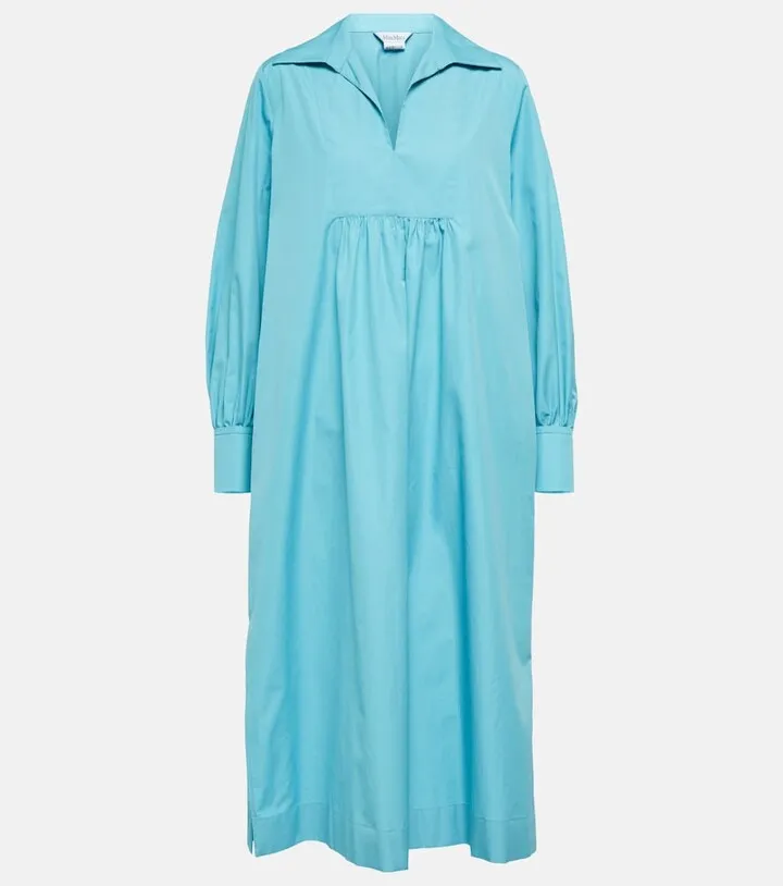Nupar cotton poplin midi dress