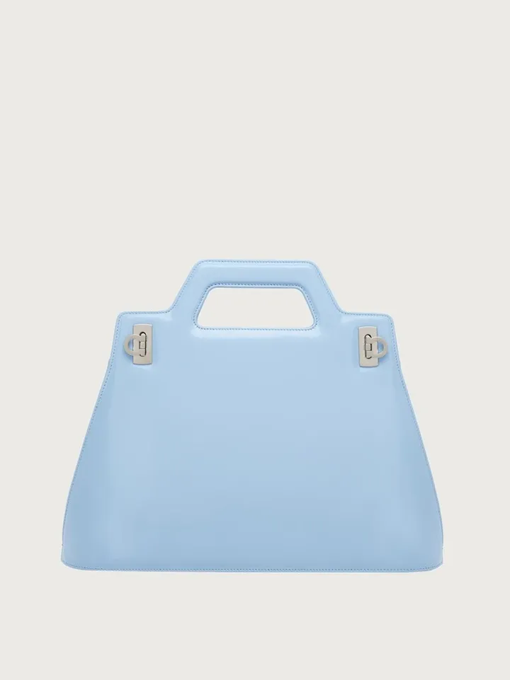 Ferragamo Women Wanda top handle Blue