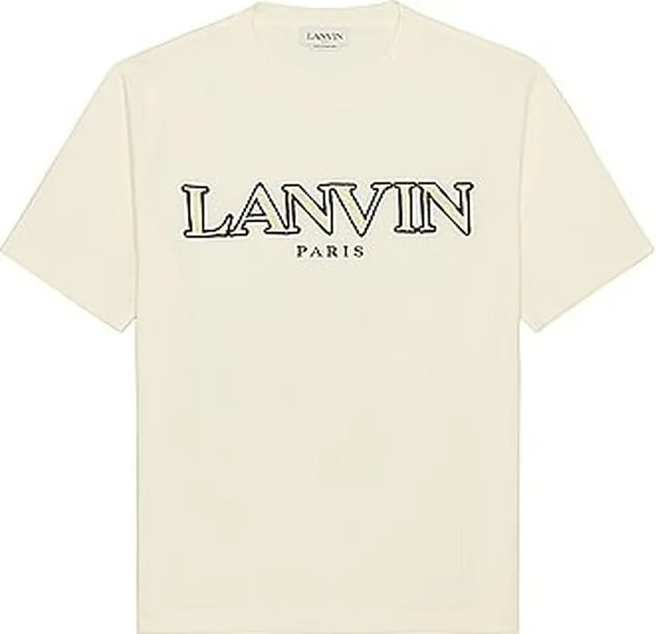 Lanvin Curb T-shirt in Cream