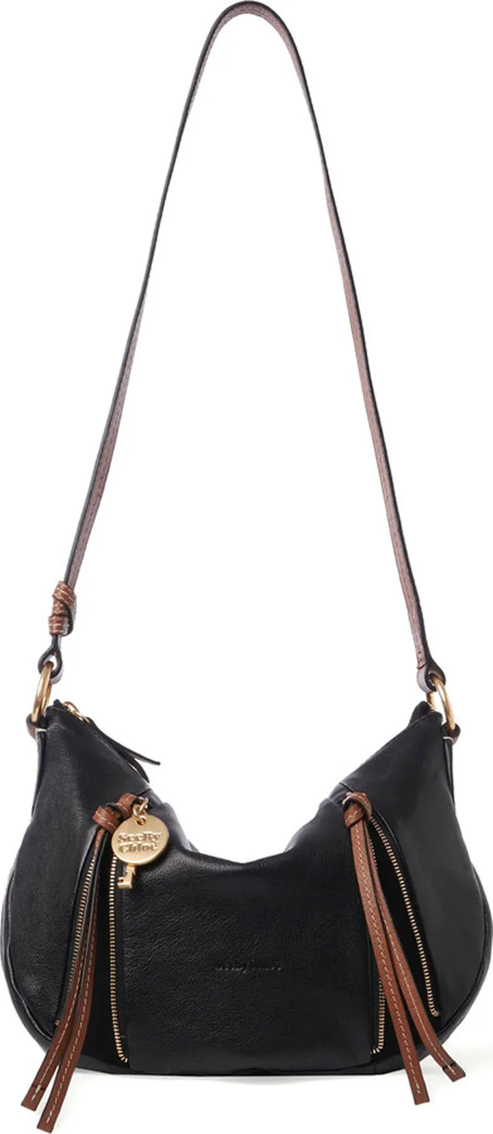 Crossbody Bag With Double Zip Front Details