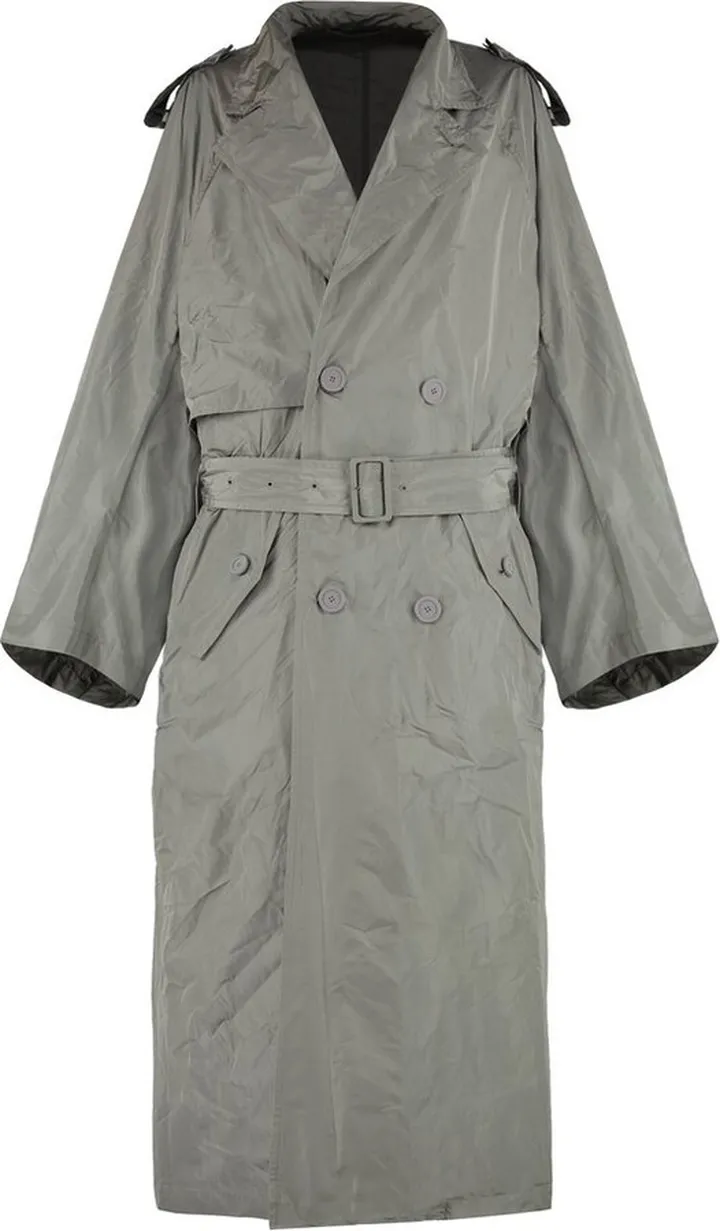 Balenciaga Packable Taffeta Oversized Trench Coat