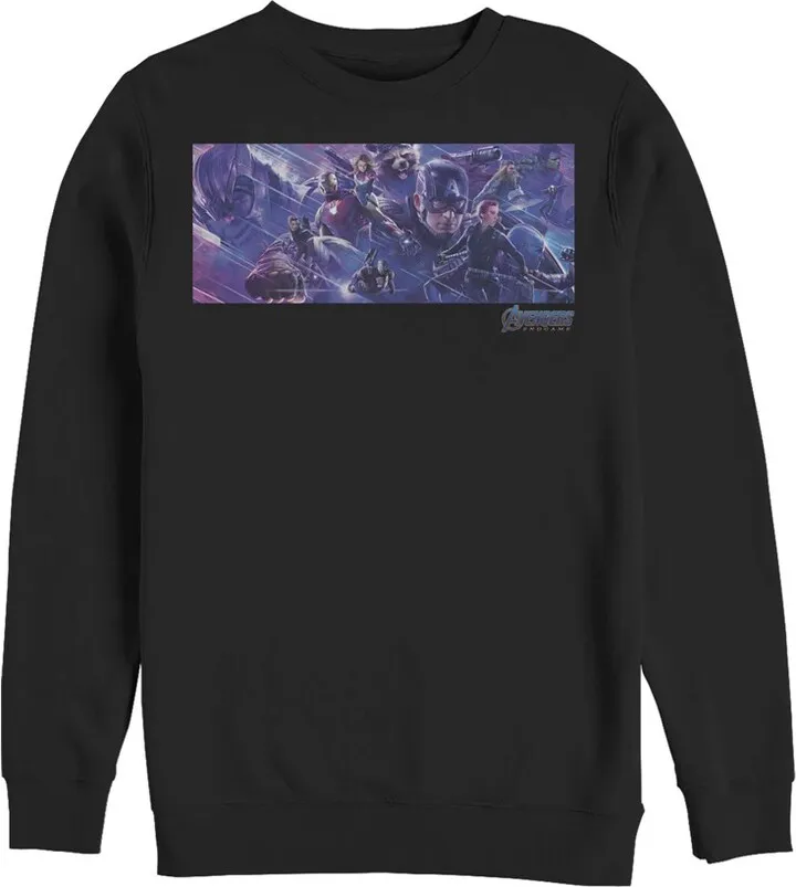 Men's Marvel Avengers: Endgame Epic Poster Sweatshirt - Black - 3X Large