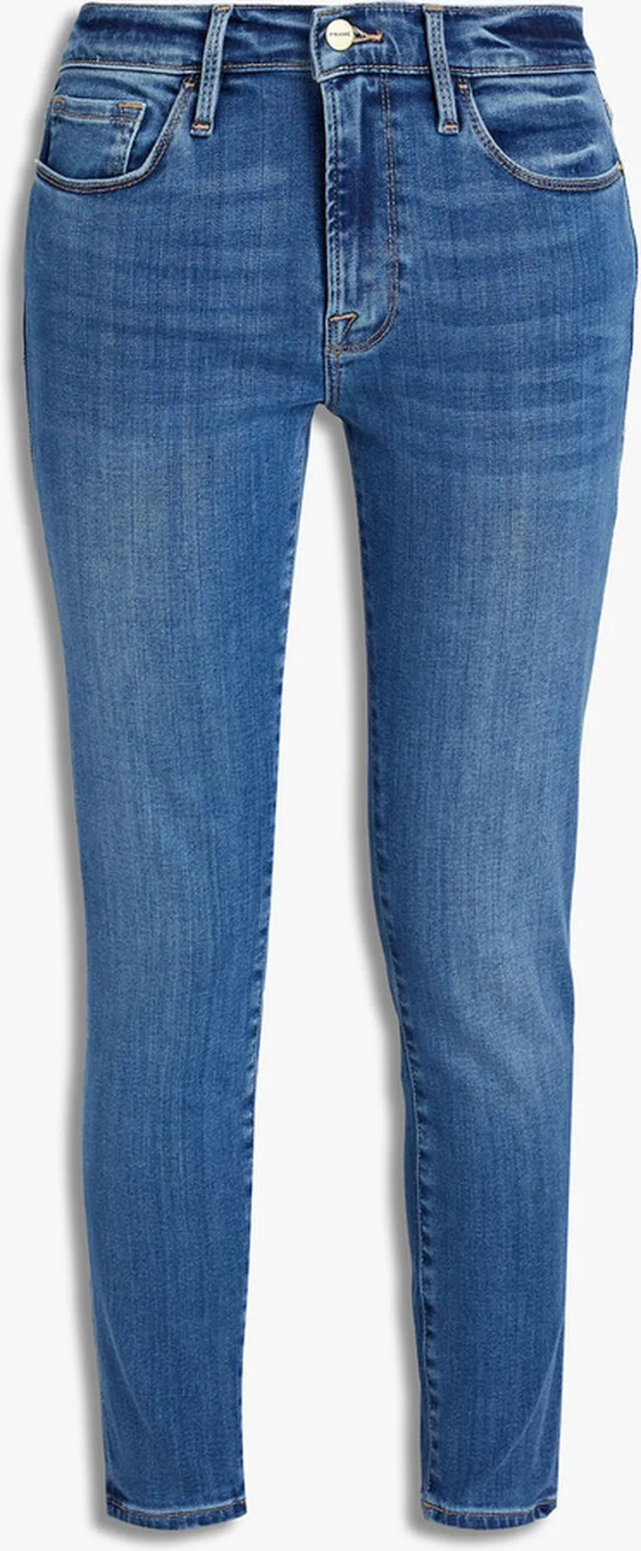 Le Skinny De Jeanne cropped mid-rise skinny jeans