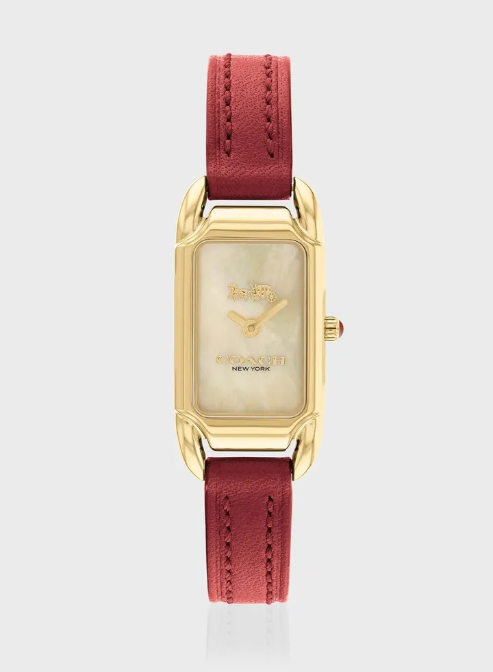 Cadie Leather Strap Analog Watch