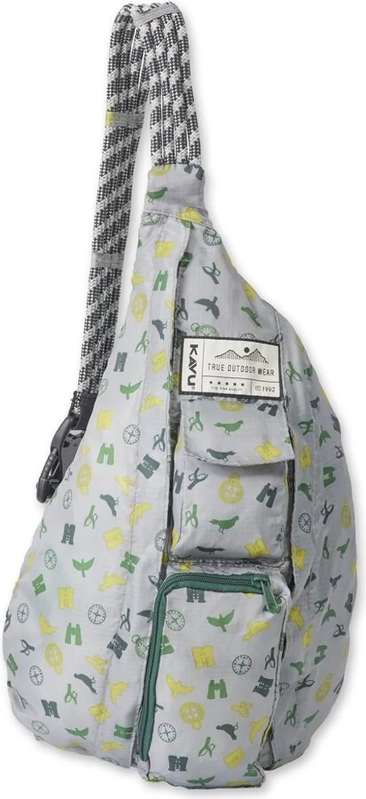 KAVU Original Rope Pack Lightweight Water Resistant Sling Bag - Bird Watching