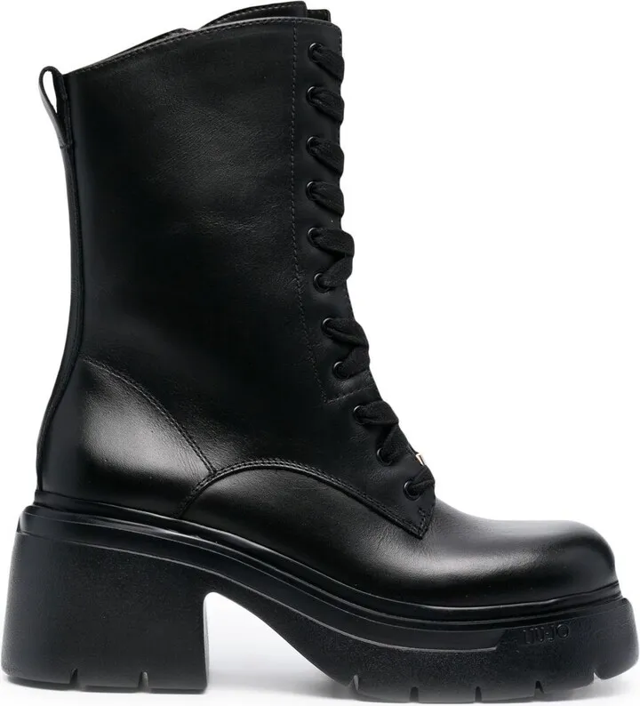75mm Carrie lace-up boots