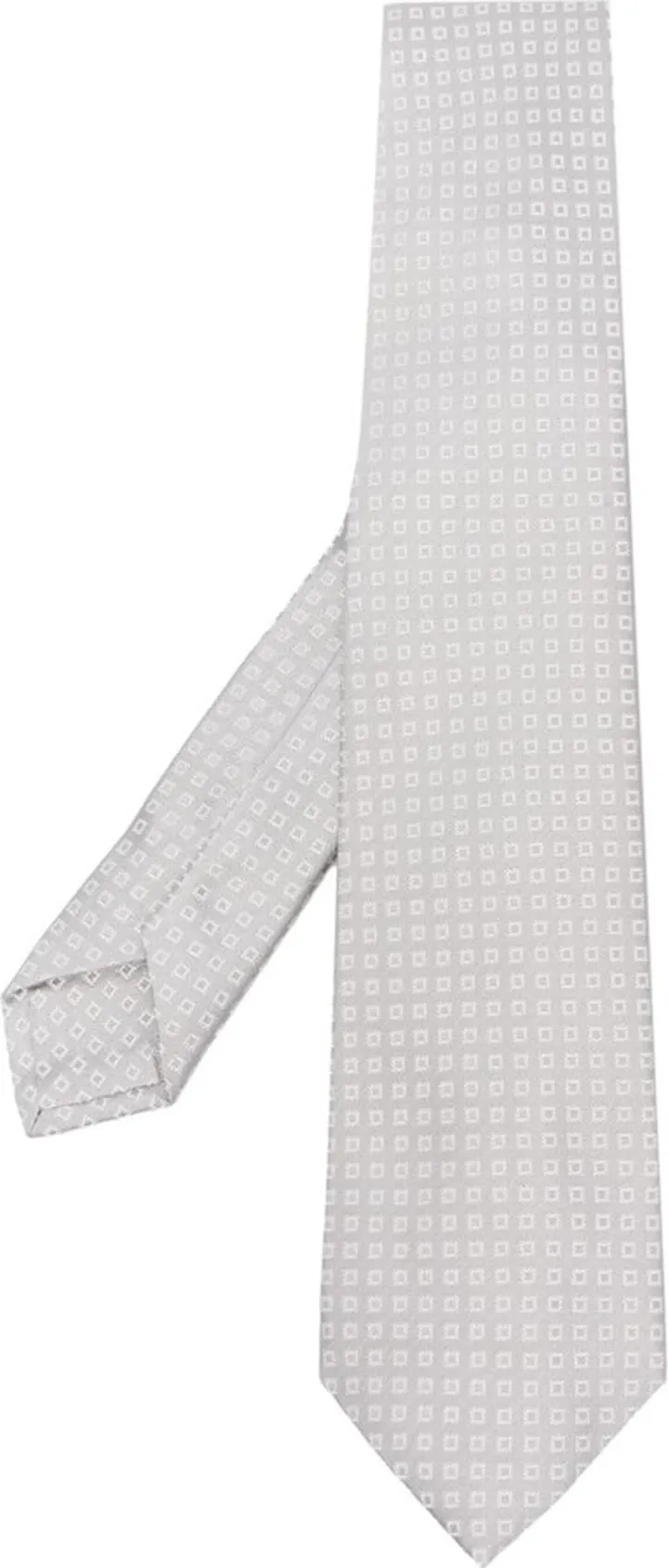 Embroidered Silk Tie