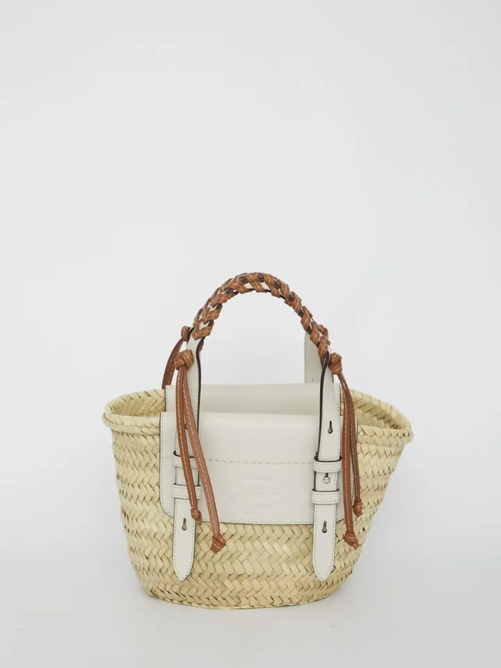 Raffia Small Shopping Bag