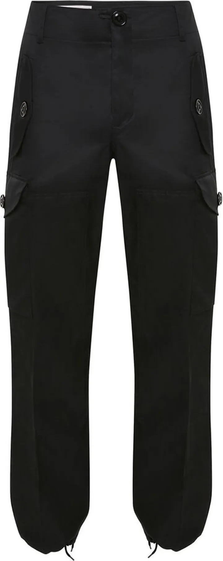 High-Waisted Straight-Leg Trousers