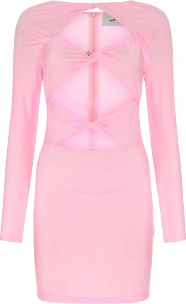 Coperni Cut-Out Long-Sleeved Mini Dress