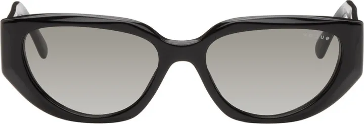 Vogue Eyewear Black Hailey Bieber Edition Cat-Eye Sunglasses