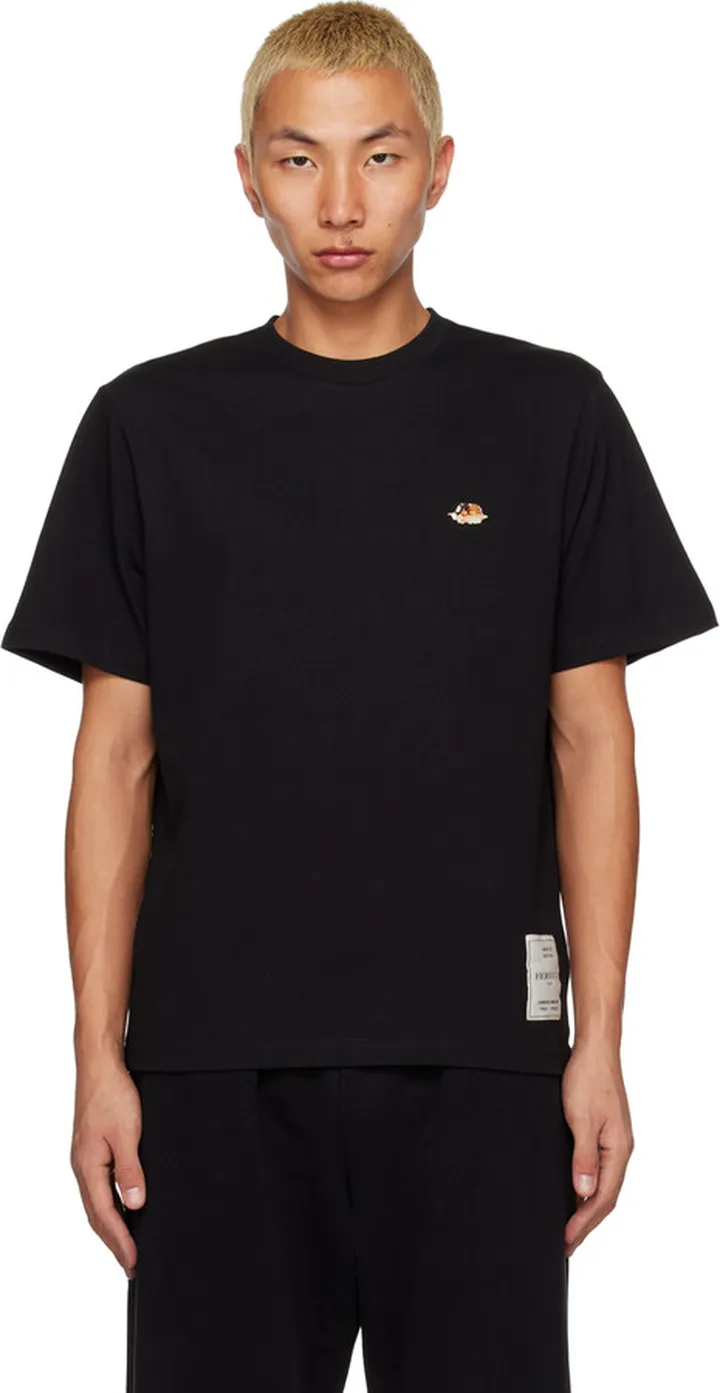 Fiorucci Black Icon Angels Plaque T-Shirt