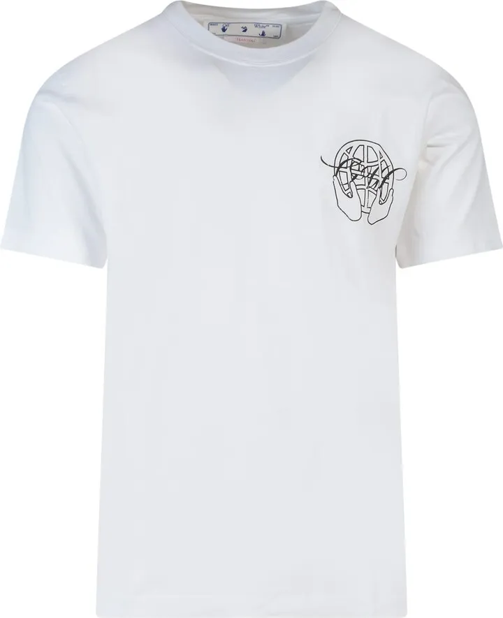 Organic cotton t-shirt with frontal print