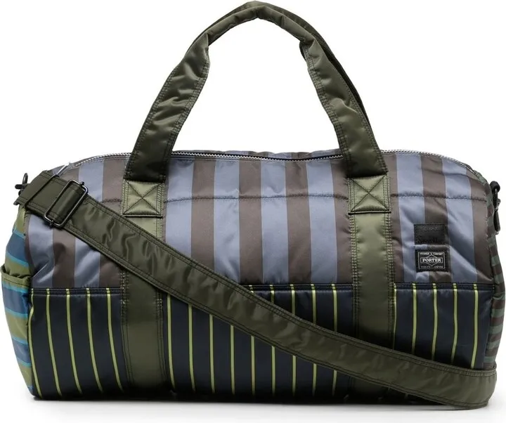 Stripe-Print Holdall