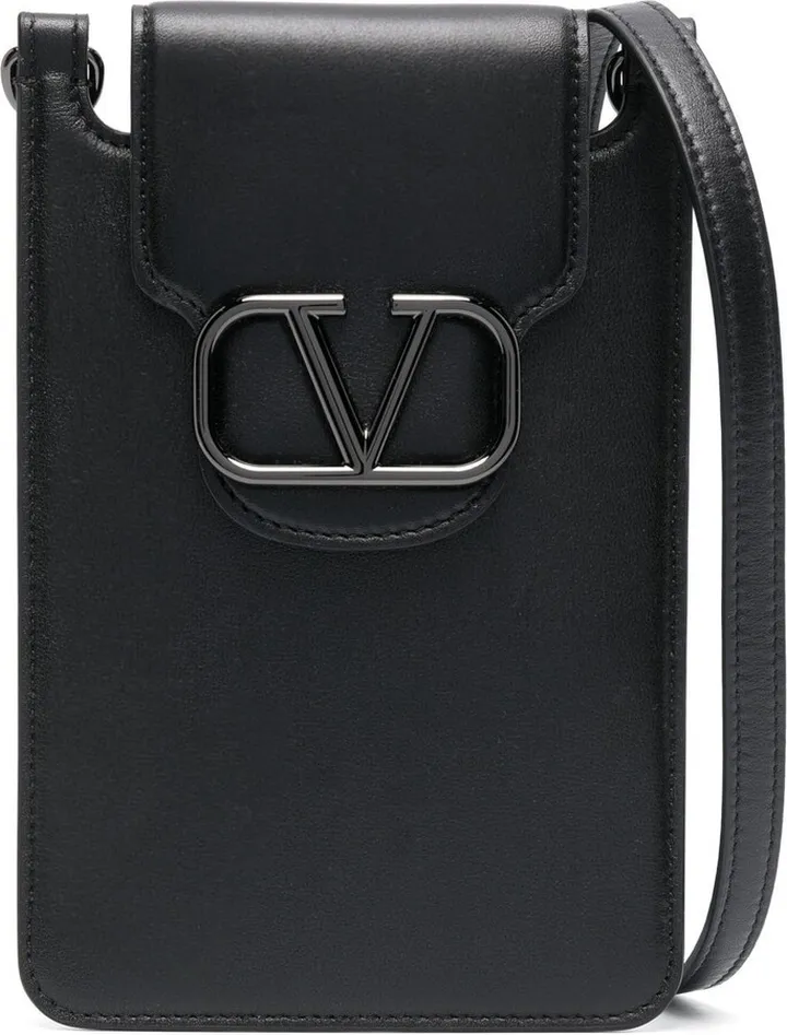 VLogo Signature leather phone case
